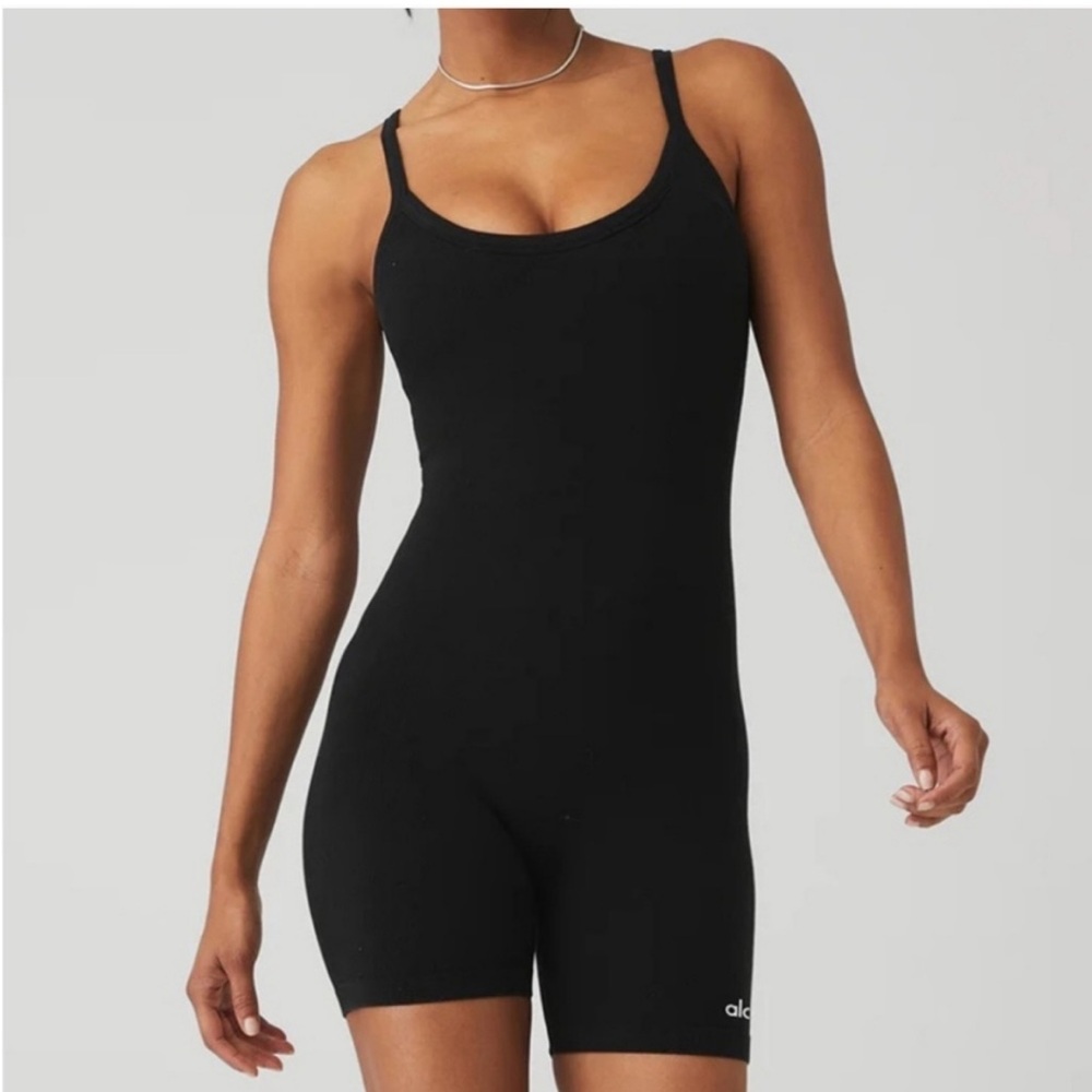All yoga seamless ribbed onesie